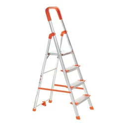 Houza Anti-Slip 4 Step Aluminium Foldable Ladder (HZ-AQUA-04-01)