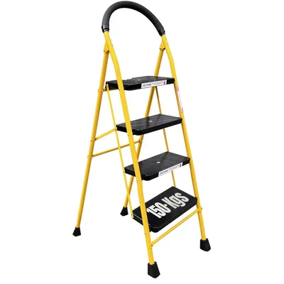 PROHOME 4-Step Heavy Duty Foldable Durable, Steel Ladder for Home With Anti-Slip Shoes (STEEL HOME LAADER- 4)