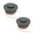 Heavy Duty 40-4, Black 4 Strings Tap & Go Trimmer Head for Petrol Brush Cutter(Quantity-2 Pieces)