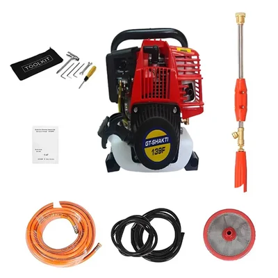 GT Shakti Portable Power Sprayer | 4 Stroke 31 CC Gardening Sprayer With Hose Pipe & Spray Gun 