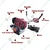 Sharp Garuda 4 stroke 35.8cc Sidepack Brush Cutter With Other Free Accessories for Trimming, Grass, Garden, Lawn, etc