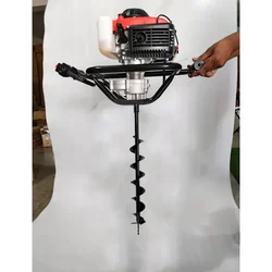Heavy Duty 4 Stroke 82 cc Earth Auger with 4 inch Auger Bit | Post Hole Digger Machine