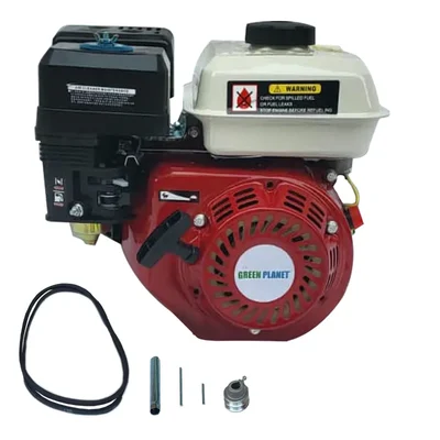 GREEN PLANET 196CC 6.5 HP 4 Stroke Single Cylinder Recoil Start Petrol Engine With 3.6L Fuel Tank