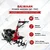 Balwaan Krishi BP-700 7HP 4 Stroke Power Weeder / Cultivator for Garden & Agriculture, Weeding in All Types of Crops