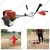 Mitsuyama DX-PCH-35SP, 4 Stroke Sidepack Brush Cutter 35 CC, With 2T Blade, TCT Blade & Nylon Trimmer Head.  