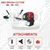 RBD 4 Stroke 35 CC Sidepack Petrol Brush Cutter / Grass Cutter Machine With 2 Years Warranty 