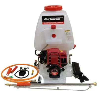 Agrobest 4 Stroke, 1.2 Hp Knapsack Power Sprayer With GX-35 Engine For Pest Spraying With Hose Pipe & Spray Gun