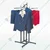 Premium Quality 4-Way Chrome Clothes Rail 15kg Retail Display Stand 