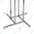 Premium Quality 4-Way Chrome Clothes Rail 15kg Retail Display Stand 
