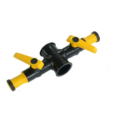 KSNM 4WC PLUS 75 mm / Ball Valve 50 mm / 50 mm Lock to Connect the Rain Hose with 2.5 inch PVC pipe.