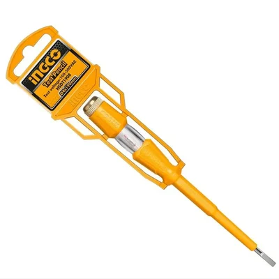 INGCO 4x190mm 100-500Volt Test Pencil AC Voltage Tester Test Light (HSDT1908)