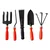 AGT 5 Pcs Gardening Tools Combo of Weeder, Small Trowel, Cultivator, Fork & Khurpi (Set of 5)