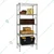Rackwell 36X15X72 Inches 5 Shelves Stainless Steel Adjustable Boltless Rack For Multipurpose Uses