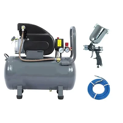 Heavy Duty 50L, 2.5 HP Motor Air Compressor with Paint Gun and 3 Meter Pipe Combo