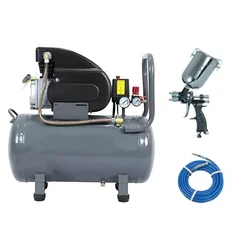 Heavy Duty 50L, 2.5 HP Motor Air Compressor with Paint Gun and 3 Meter Pipe Combo