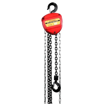 Power 5 Ton*12 Meter Chain Pulley Block, 6 Meter standard Lift - Double Fall