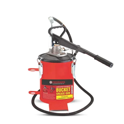 Freemans 5000 PSI High Pressure Bucket Grease Pump for Industrial Lubrication with Variable Stroke Handle BP3