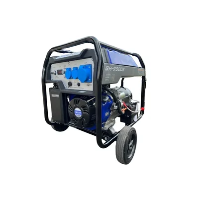 GeeNex 9.5 KVA 500 cc Recoil & Self Start Single Phase Portable Petrol Generator(GH-9500E)