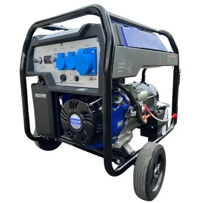 Premium Quality 9.5 KVA 500 cc Recoil & Self Start Single Phase Portable Petrol Generator
