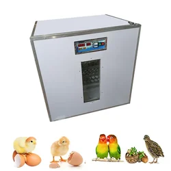 600 Eggs Automatic Hatching Incubator 1000W with Metal Rolling Tray