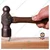 GSK Cut 500 g Ball Pein Hammer with Iron Head & Wooden Handle (GSK CUT BP-500)