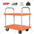SRP 2 Layer 500 Kg Load Capacity Plastic Platform Trolley