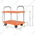 SRP 2 Layer 500 Kg Load Capacity Plastic Platform Trolley