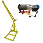 Boltz 500 KG Capacity 360° Mini Crane With Electric Winch, 4 HP Motor - 50 Meter 8 mm Wire Rope 