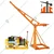 UTC 500 kg Capacity 360° Mini Crane With Electric Clutch Winch, 5 HP 100% Copper Winding Motor, 50 Meter Rope