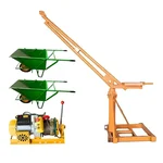 Crossbee 500 kg Capacity 360° Mini Crane With Electric Clutch Winch,3 HP Motor, 50 Meter Rope & Two Wheel Trolley