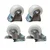 Suwas Trolley 4 x 2 Inch Pack Of 4 PP Caster Wheel With 500 Kg Load Capacity (2 Fixed & 2 Swivel With Brake) | 6 Months Warranty