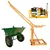 HT 500 kg 360° Mini Crane With Electric Clutch Winch, 5 Hp Motor - 8 mm 50 Meter Wire Rope And 1 Wheel Trolley