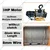 HT 500kg Capacity 360° Mini Crane With Electric Winch, 3 Hp Motor, 40 Meter Wire Rope & 1pc Double Wheel Trolley