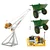 Crossbee 500 kg Mini Crane 360° With Electric Clutch Winch, 3 HP Motor, 50 Meter 8 mm Wire Rope & 2 Pcs Double Wheel Trolley