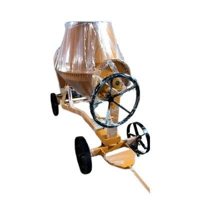 Heavy Duty 500L Half Bag 2 HP Motor Steering Type Concrete Mixer with Four Wheels