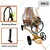 Heavy Duty 500L Half Bag 2 HP Motor Steering Type Concrete Mixer with Four Wheels