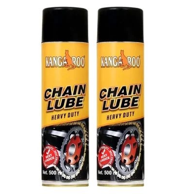 Kangaroo 500ml + 500ml Chain Lube Grease Spray All Weather Bike Chain Lube DBBF CL_500 PACK OF 2