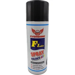 Evershine 500 ml Black Spray Paint Uses On Metal Plastic And Wood