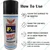 Evershine 500 ml Black Spray Paint Uses On Metal Plastic And Wood