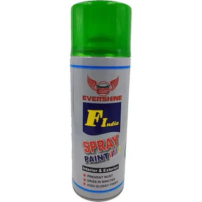 Evershine 500 ml Green Spray Paint uses on Metal, Plastic and Wood