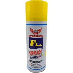 Evershine 500 ml Yellow Spray Paint Uses On Metal, Wood and Plastic