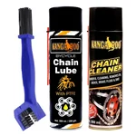 Kangaroo 500ml Bicycle Chain Lube with Chain Cleaner PTFE Wet Finish Chain Lube and Cleaner-500 Cleaning Kit BCL-CC-B-500 ML