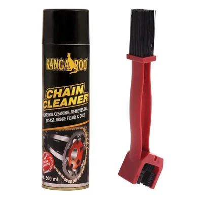 Kangaroo 500ml Chain Cleaner with Brush O-Ring Safe All Weather MBTF-2 (CC_B_500)