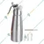 500 ml Cream Whipper with 3 nozzles and a cleaning brush