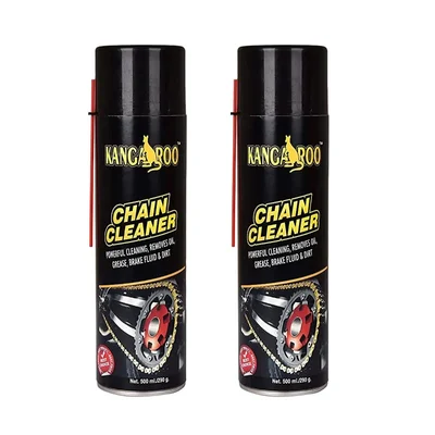 KANGAROO 500ml Pack of 2 Bike Chain Cleaner Degreaser Spray (KG-CC-500ML-PK2)