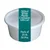 500ml White Plastic Container with Lid For Food Delivery, Takeway and Storage(Pack-25 pcs)