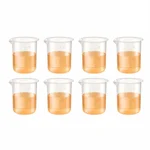 Labxprt 500ml Pack of 8 Lab Measuring Beaker Polypropylene Embossed Scale