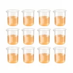 Labxprt 500ml Pack of 12 Lab Measuring Beaker Polypropylene Embossed Scale