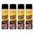 Kangaroo 500ml x4 Pack Heavy Duty Chain Lube Spray Kit O-Ring Safe All Weather CL-4Pack (CL_500 PACK OF 4_L1)