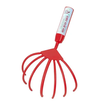 Global Nature Agro 7 Tine Hand Cultivator (7 Inch) Without Handle, For Weeding, Loosening Soil & Aeration, GNTP-405